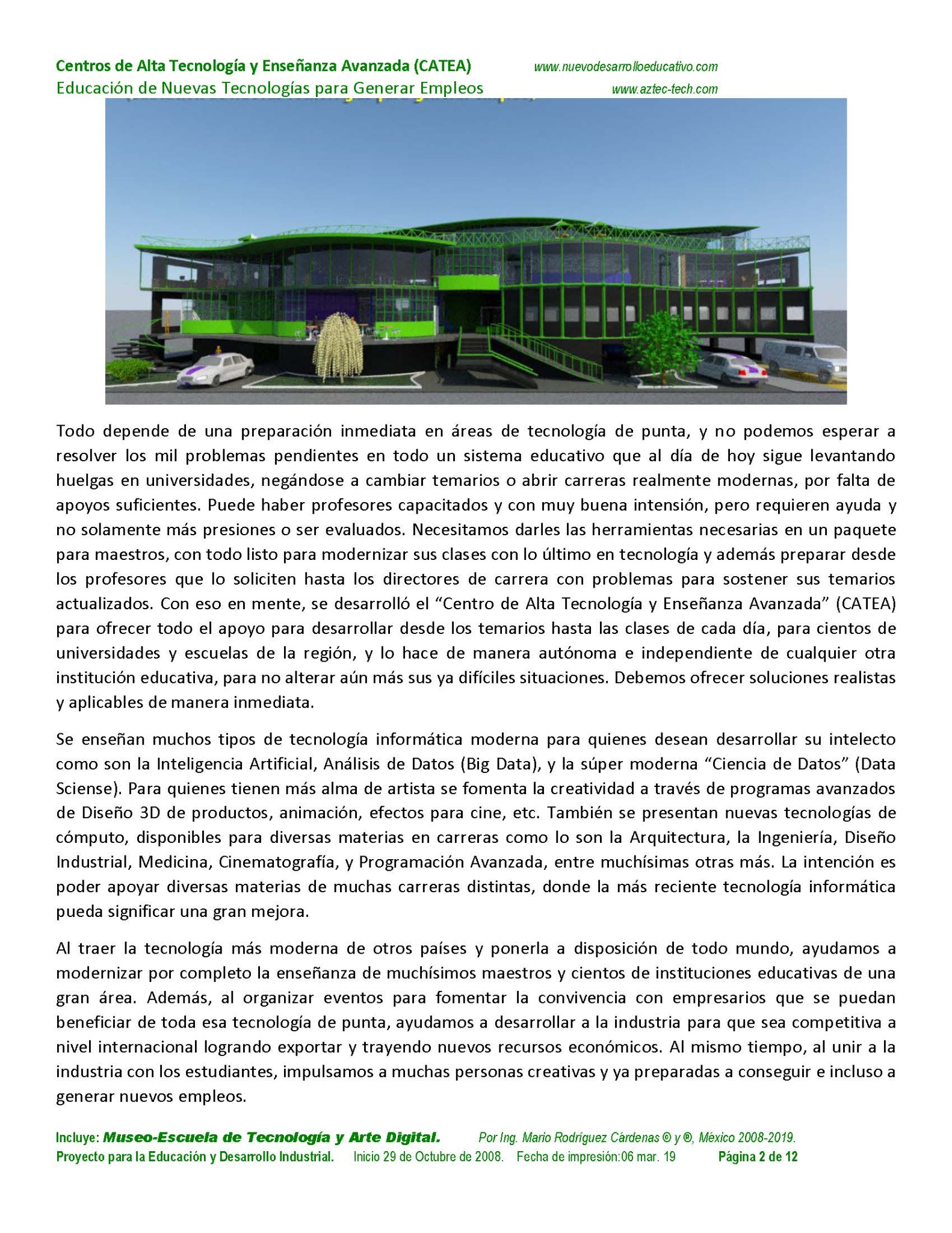 Proyecto CATEA: misión y visión