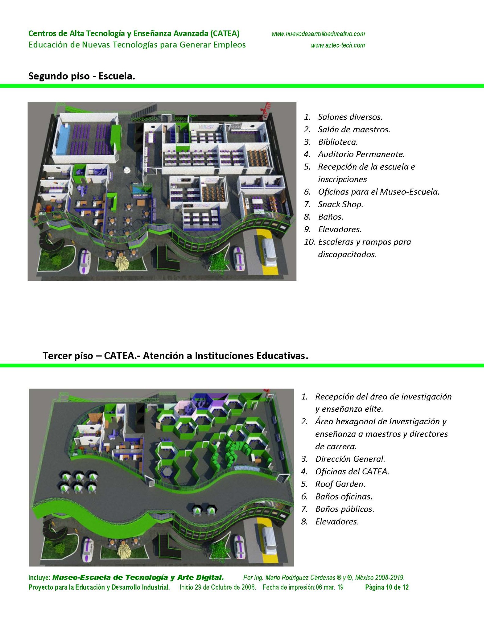 Proyecto CATEA: infraestructura tecnológica
